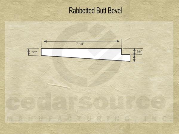 rabbetted bevel